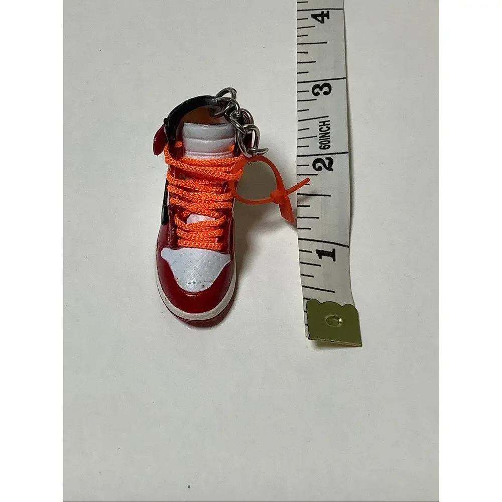 Air Jordan 1 Retro High Off-White Chicago Mini Sneaker Keychain Keyring F16-13